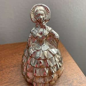 Vintage lady sliver bell